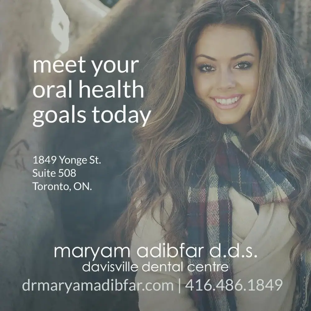Dr. Maryam Adibfar Dentistry Midtown Toronto، عکس 2 از اینستاگرام