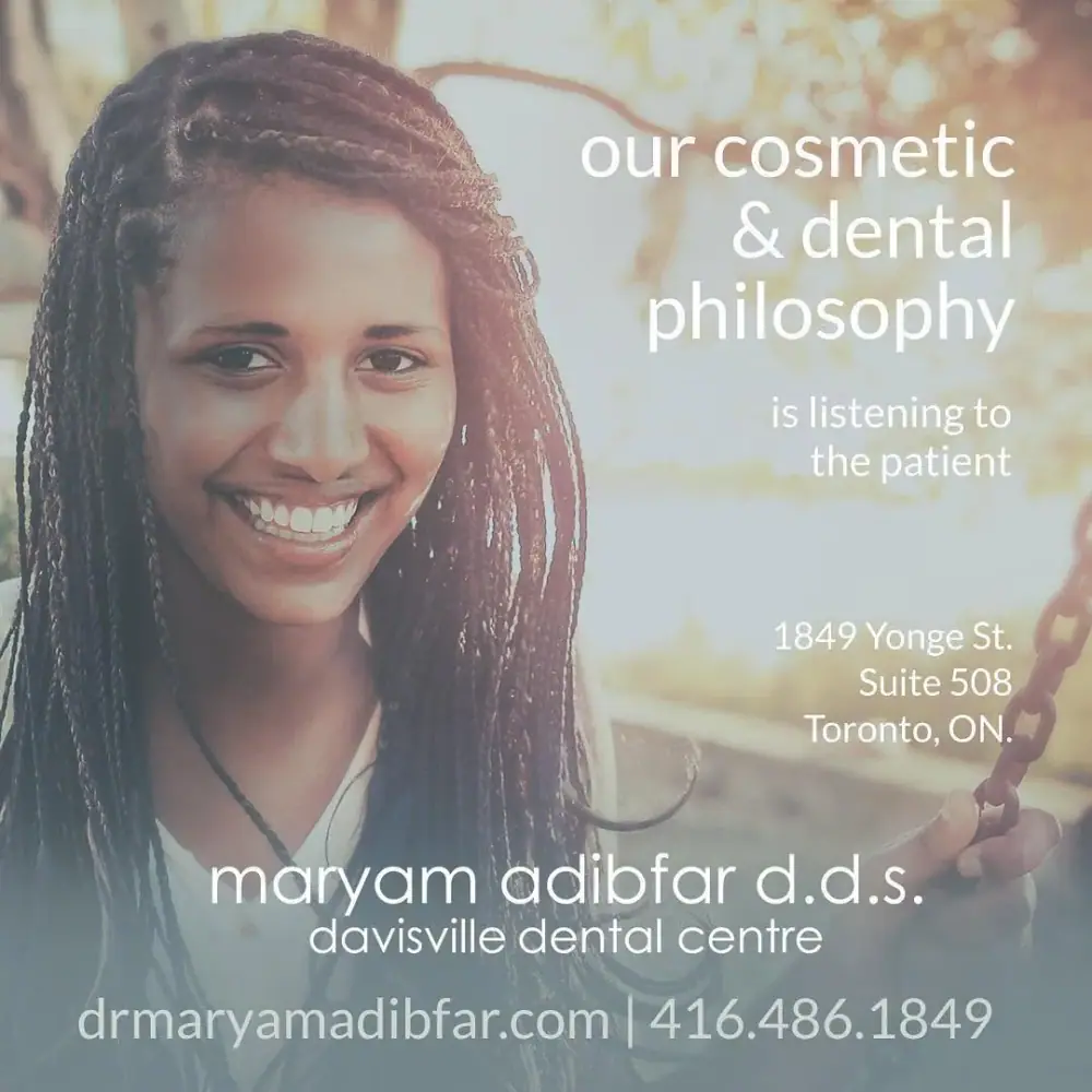 Dr. Maryam Adibfar Dentistry Midtown Toronto، عکس 3 از اینستاگرام