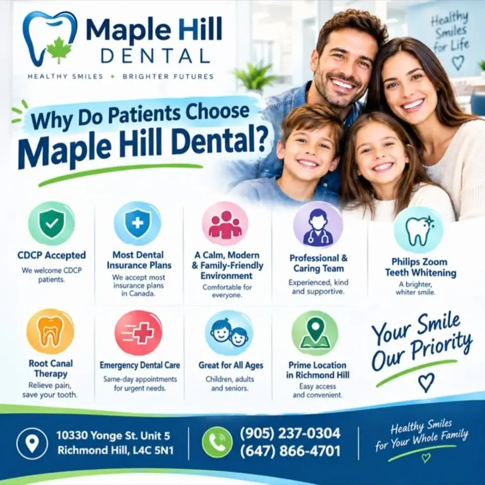 Maple Hill Dental Office (Richmond Hill)، عکس 4 از اینستاگرام