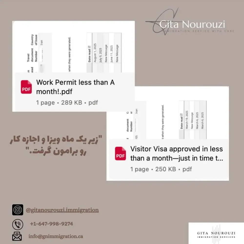 گیتا نوروزی، مهاجرت، عکس 5 از اینستاگرام