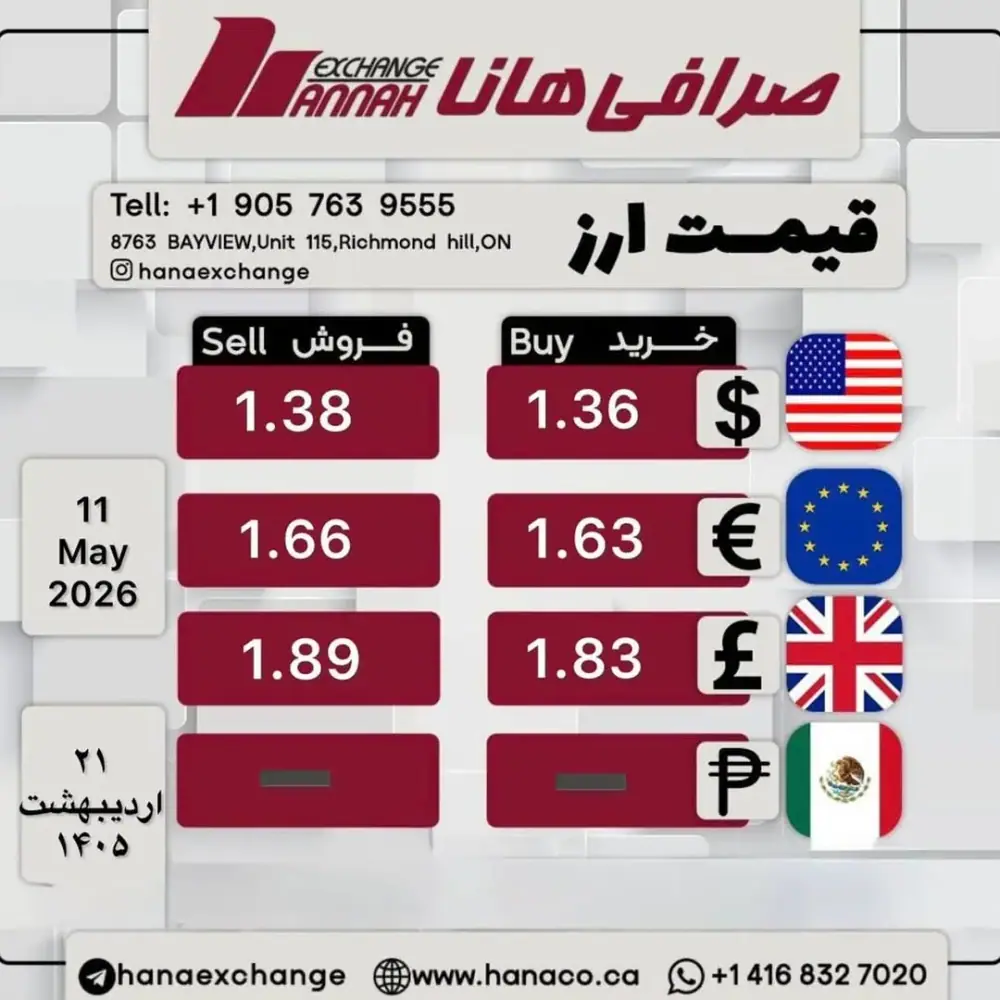 صرافی هانا، عکس 4 از اینستاگرام